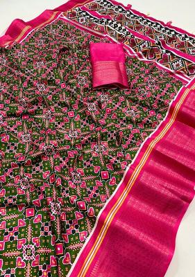 Vastrangan double ikkat patola saree womens wholesale clothing